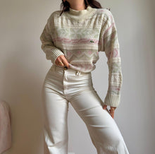 Upload image to gallery, Pull Lacoste au col cheminé à motifs fabriqué en France - M
