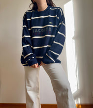 Charger l'image dans la galerie, Pull Lacoste collection Yachting brodé fabriqué en France dans les années 80' - XL
