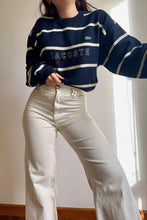 Charger l'image dans la galerie, Pull Lacoste collection Yachting brodé fabriqué en France dans les années 80' - XL
