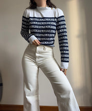 Charger l'image dans la galerie, Pull Ralph Lauren au col cheminé print all over - M
