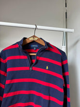 Charger l&#39;image dans la galerie, Pull half zip Ralph Lauren à rayures - S
