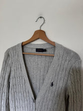 Charger l&#39;image dans la galerie, Gilet Ralph Lauren à la maille tressée - S

