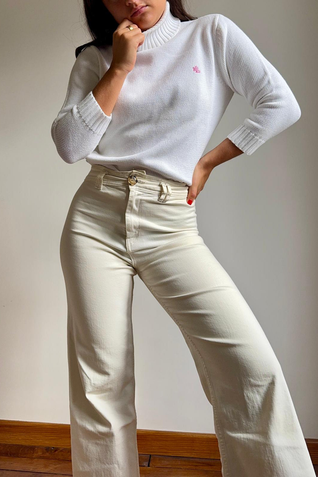 Pull co roulé Ralph Lauren collection 