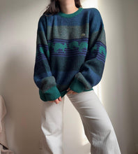 Upload image to gallery, Pull Lacoste en grosse maille fabriqué en France des années 80&#39;s - L
