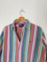 Upload image to gallery, Chemise Ralph Lauren à rayures multicolores - M
