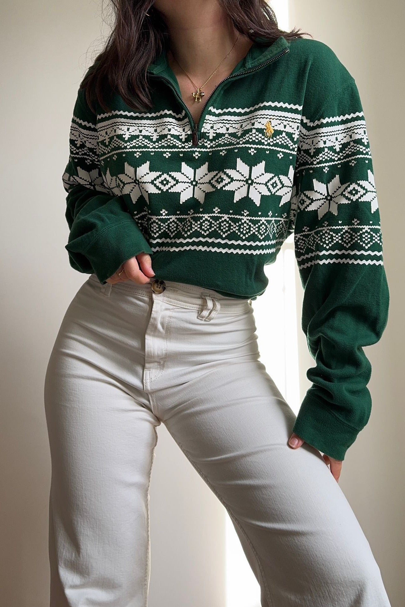 Pull half zip Ralph Lauren winter edition - L