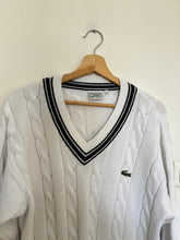 Upload image to gallery, Pull Lacoste à la maille tressée - XL
