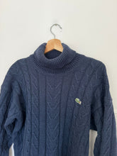 Charger l&#39;image dans la galerie, Pull col roulé Lacoste en grosse maille - M
