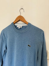 Charger l&#39;image dans la galerie, Pull Lacoste bleu ciel en coton - XS
