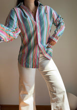 Upload image to gallery, Chemise Ralph Lauren à rayures multicolores - M
