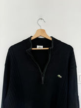 Upload image to gallery, Pull half zip Lacoste noir en coton - XL
