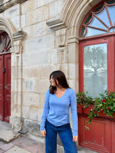 Charger l'image dans la galerie, Pull col V Ralph Lauren en coton - S
