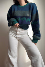 Upload image to gallery, Pull Lacoste en grosse maille fabriqué en France des années 80&#39;s - L
