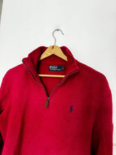 Charger l&#39;image dans la galerie, Pull half zip Ralph Lauren en coton - S
