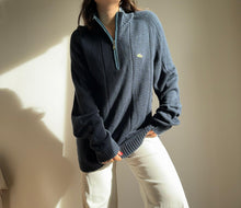 Charger l&#39;image dans la galerie, Pull half zip Lacoste en coton - XL
