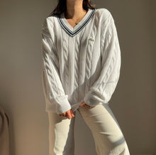 Upload image to gallery, Pull Lacoste à la maille tressée - XL
