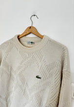 Upload image to gallery, Pull Lacoste en grosse maille fabriqué en France des années 80&#39; - M
