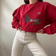 Upload image to gallery, Sweat Lacoste brodé années 80’ - L
